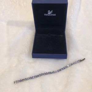 Swarovski amethyst bracelet